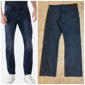 DL1961 Vince Casual Straight Diablo Jeans 360 Comfort Dark Wash USA Denim 32